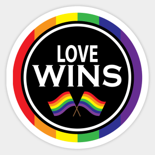 LOVE WINS/LOVE IS LOVE/PRIDE Sticker